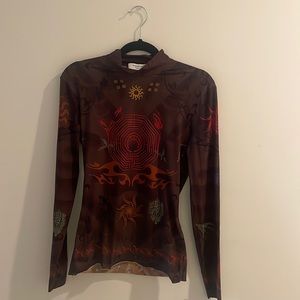 Marine Serre Second Skin Tattoo Top